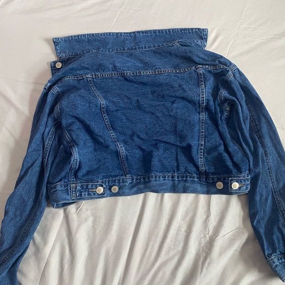Cropped denim jacket - Picture 3 of 4